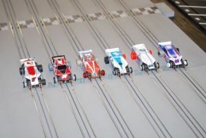 Starting line up of the first race
